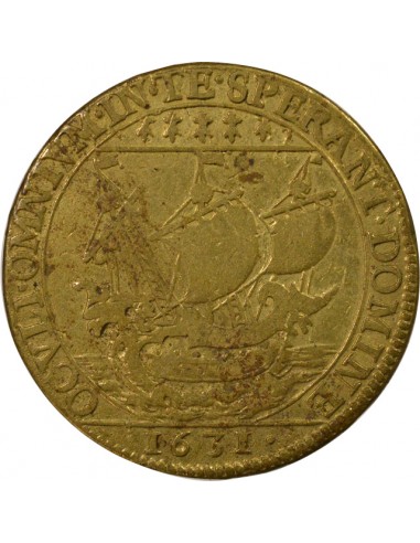 René de la Tullaye Maire de Nantes Jeton Laiton 1631