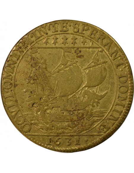 René de la Tullaye Maire de Nantes Jeton Laiton 1631