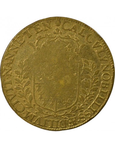 René de la Tullaye Maire de Nantes Jeton Laiton 1631