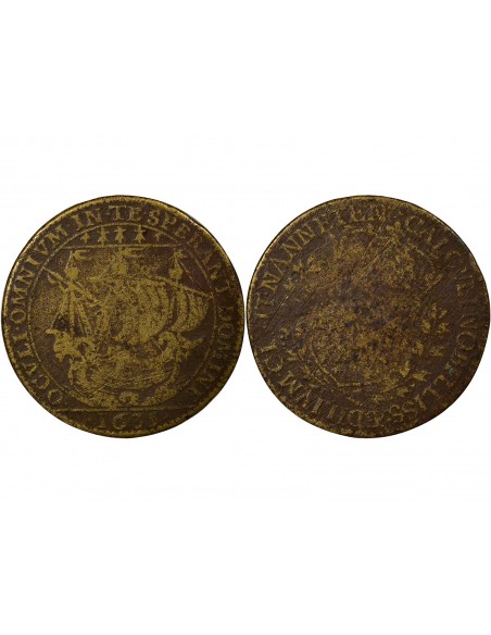 André Dubot Maire de Nantes Jeton Laiton 1635