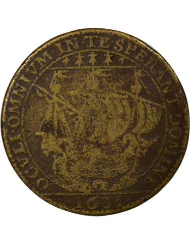 André Dubot Maire de Nantes Jeton Laiton 1635