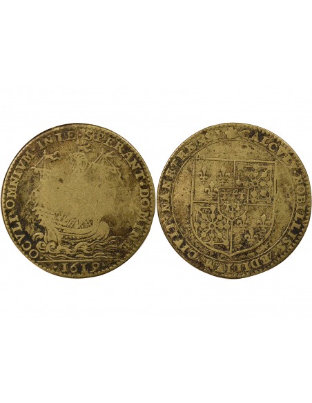 Alexandre Charette Maire de Nantes Jeton Laiton 1619