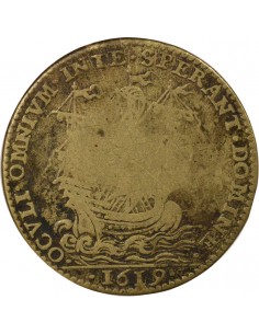 Alexandre Charette Maire de Nantes Jeton Laiton 1619 2