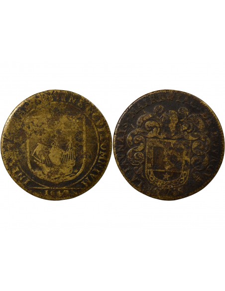Jacques de Bourgues Maire de Nantes Jeton Laiton 1647