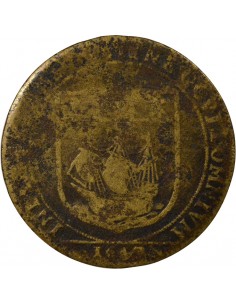Jacques de Bourgues Maire de Nantes Jeton Laiton 1647 2