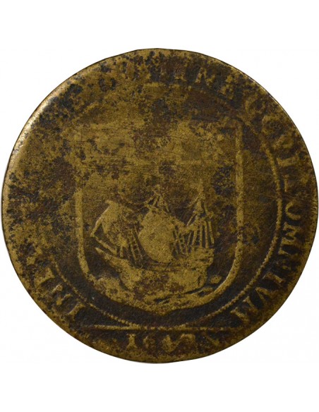 Jacques de Bourgues Maire de Nantes Jeton Laiton 1647