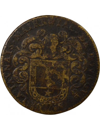 Jacques de Bourgues Maire de Nantes Jeton Laiton 1647