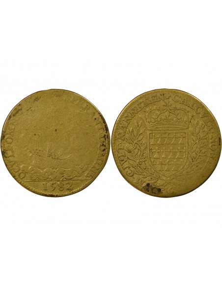 Claude Brossard Maire de Nantes Jeton Laiton 1583