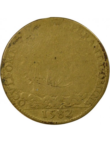 Claude Brossard Maire de Nantes Jeton Laiton 1583
