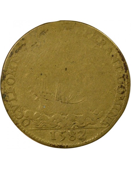 Claude Brossard Maire de Nantes Jeton Laiton 1583