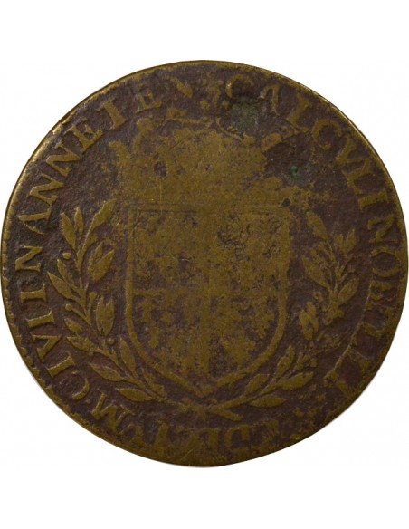 Jean de Harouys Maire de Nantes Jeton Laiton 1627