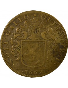 François Lorido Maire de Nantes Jeton Laiton 1667 2