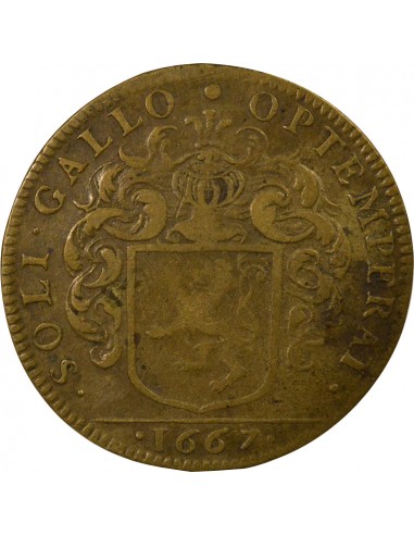 François Lorido Maire de Nantes Jeton Laiton 1667