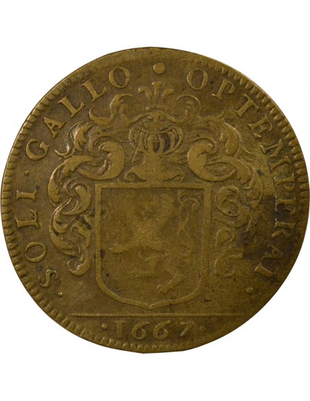 François Lorido Maire de Nantes Jeton Laiton 1667