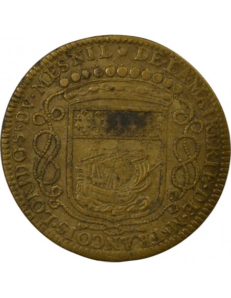 François Lorido Maire de Nantes Jeton Laiton 1667