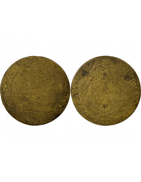 François Bourgogne Maire de Nantes Jeton Laiton 1638