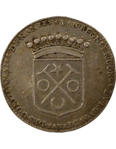 Jean Régnier Maire de Nantes Jeton Argent 1674