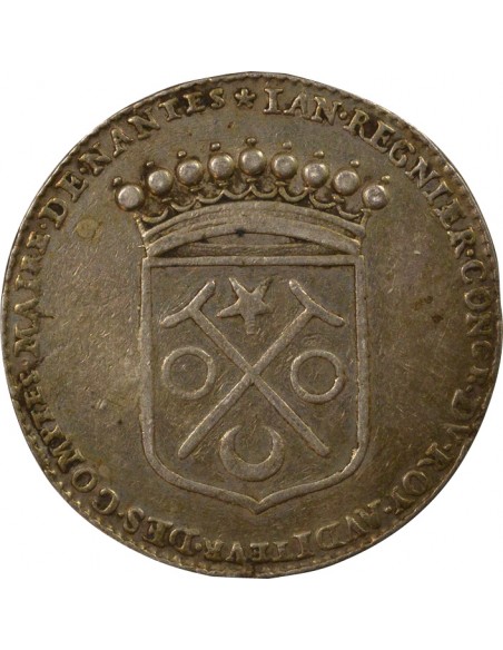 Jean Régnier Maire de Nantes Jeton Argent 1674