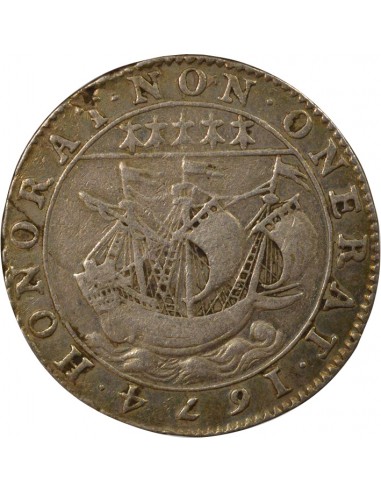 Jean Régnier Maire de Nantes Jeton Argent 1674