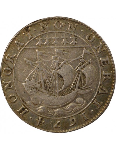 Jean Régnier Maire de Nantes Jeton Argent 1674