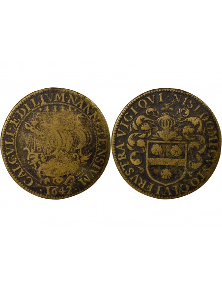 Christophe Juchault Maire de Nantes Jeton Laiton 1642
