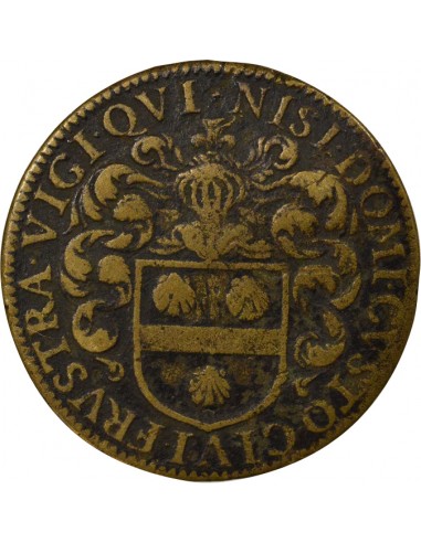 Christophe Juchault Maire de Nantes Jeton Laiton 1642