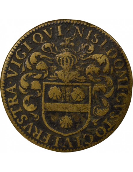 Christophe Juchault Maire de Nantes Jeton Laiton 1642
