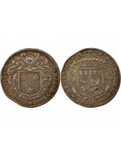 Jacques Husteau Maire de Nantes Jeton Argent 1659
