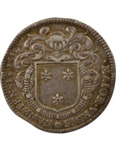 Jacques Husteau Maire de Nantes Jeton Argent 1659 2