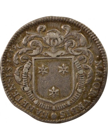 Jacques Husteau Maire de Nantes Jeton Argent 1659