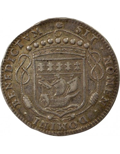 Jacques Husteau Maire de Nantes Jeton Argent 1659