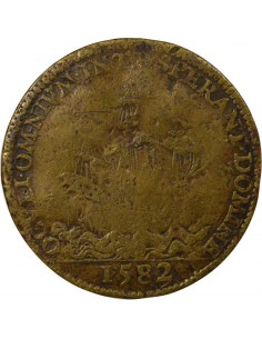 Claude Brossard Maire de Nantes Jeton Laiton 1583 2