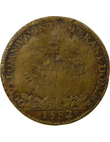 Claude Brossard Maire de Nantes Jeton Laiton 1583