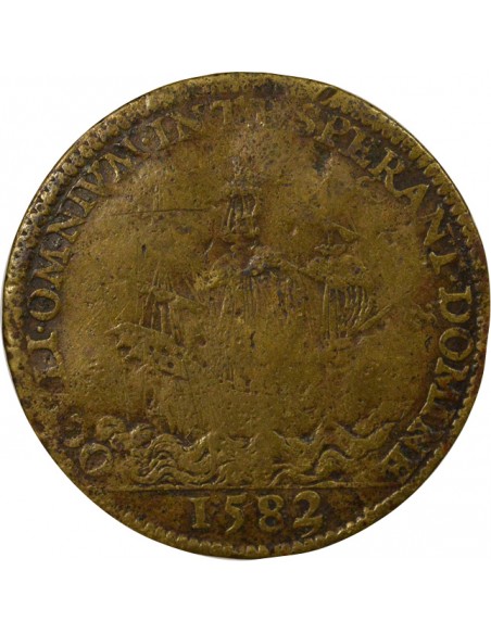Claude Brossard Maire de Nantes Jeton Laiton 1583