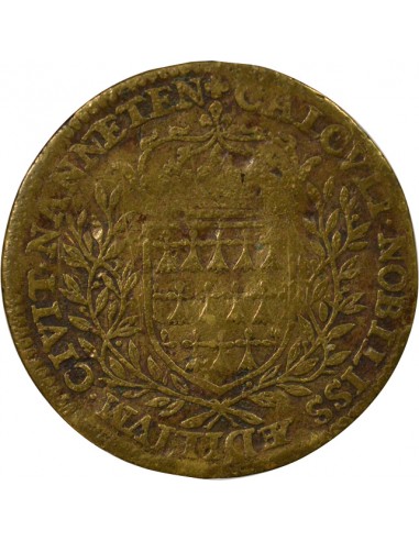 Claude Brossard Maire de Nantes Jeton Laiton 1583