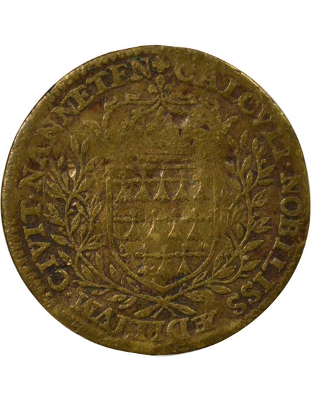 Claude Brossard Maire de Nantes Jeton Laiton 1583