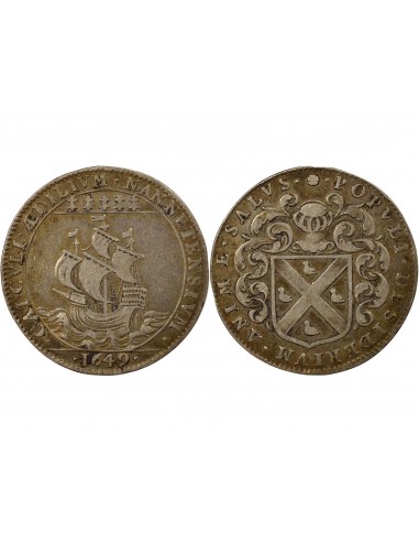 Mathurin Boux Maire de Nantes Jeton Argent 1649
