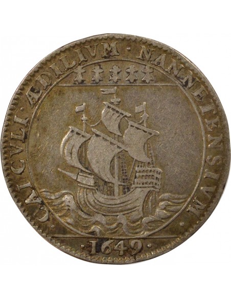 Mathurin Boux Maire de Nantes Jeton Argent 1649