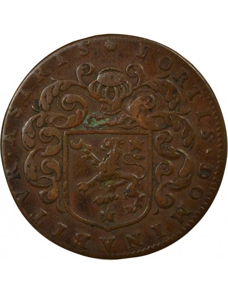 Claude Bidé Maire de Nantes Jeton Cuivre 1653