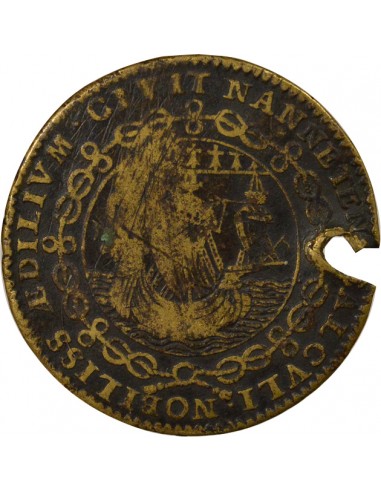 Claude de Cornulier Maire de Nantes Jeton Laiton 1605