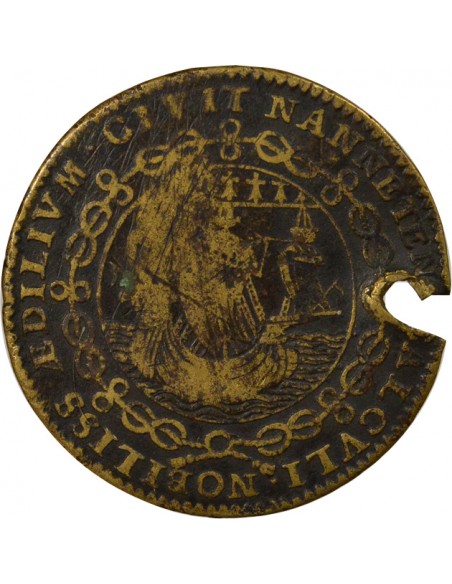 Claude de Cornulier Maire de Nantes Jeton Laiton 1605