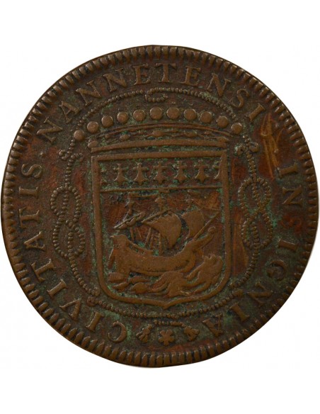Louis Macé Maire de Nantes Jeton Cuivre 1663
