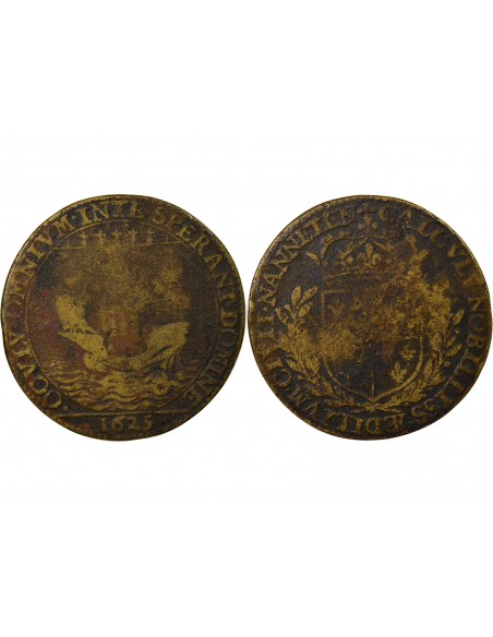 Louis de Harouys Maire de Nantes Jeton Laiton 1625