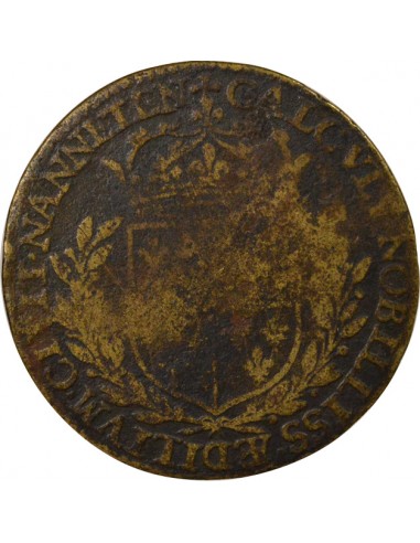 Louis de Harouys Maire de Nantes Jeton Laiton 1625