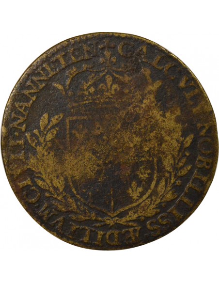 Louis de Harouys Maire de Nantes Jeton Laiton 1625