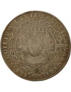 Claude de Cornulier Maire de Nantes Jeton Argent 1605 2
