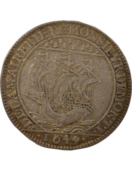 Yves de Monti Maire de Nantes Jeton Argent 1644