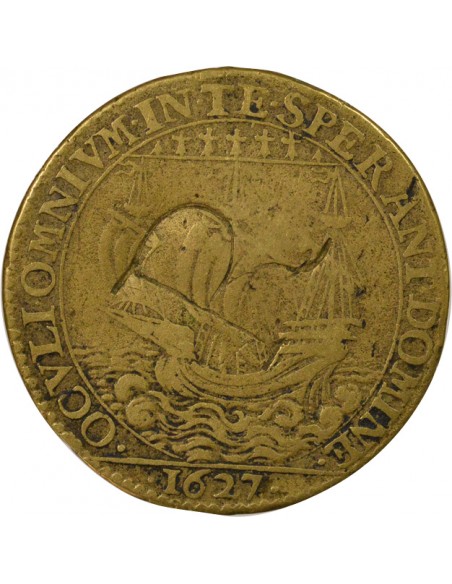 Jean de Harouys Maire de Nantes Jeton Laiton 1627