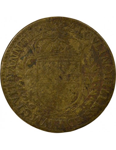 René Charette De La Bretonnière Fils Maire de Nantes Jeton Laiton 1637