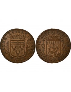 Louis Macé Maire de Nantes Jeton Cuivre 1663